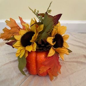 Sunflower and pumpkin decor bundle